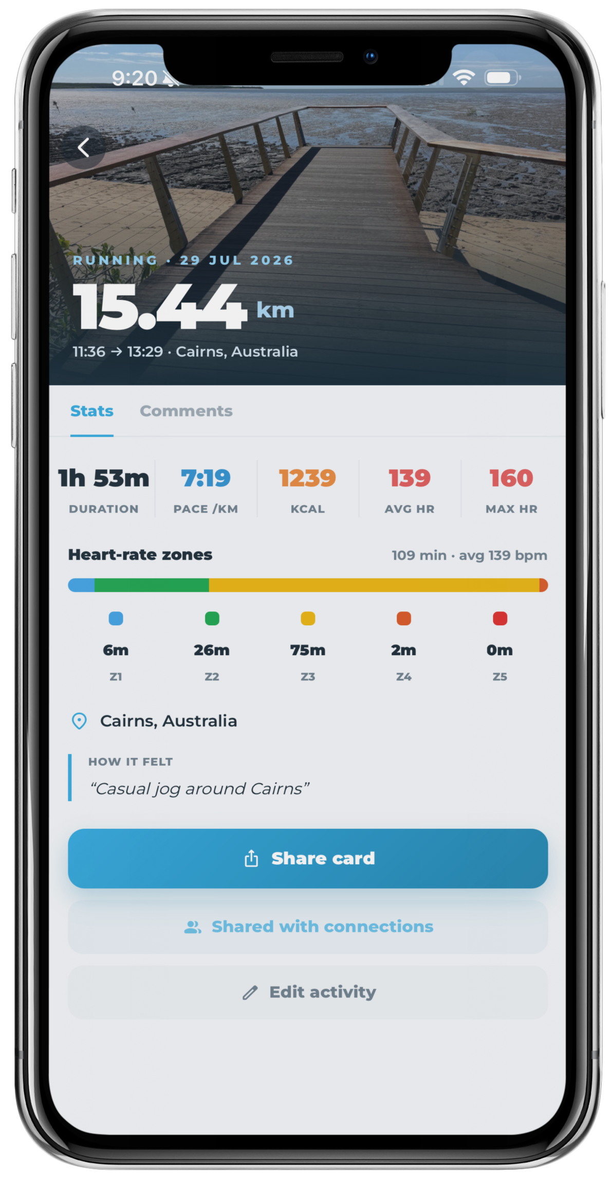 Log activity