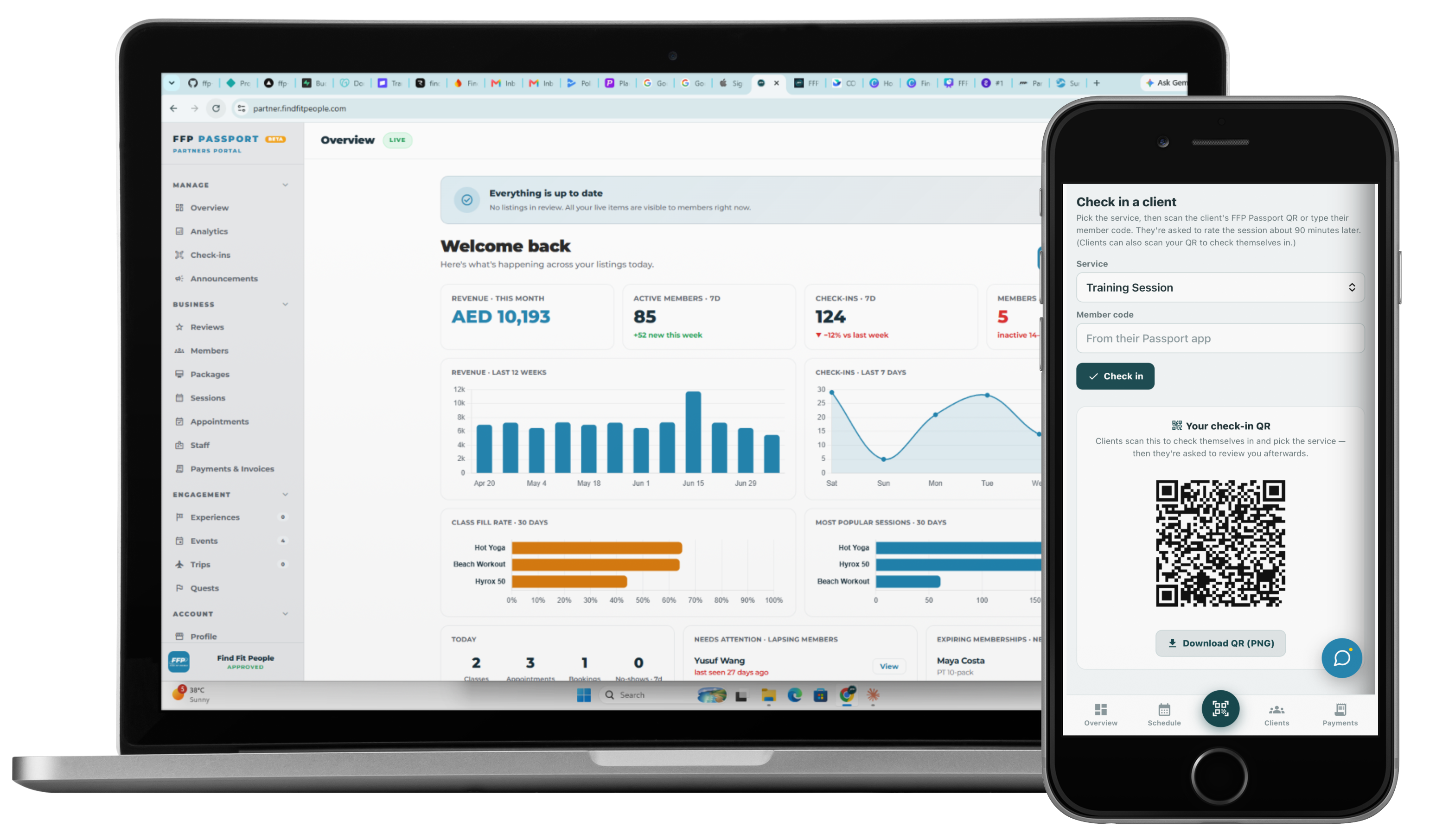 Overview dashboard