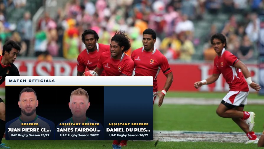 Match officials