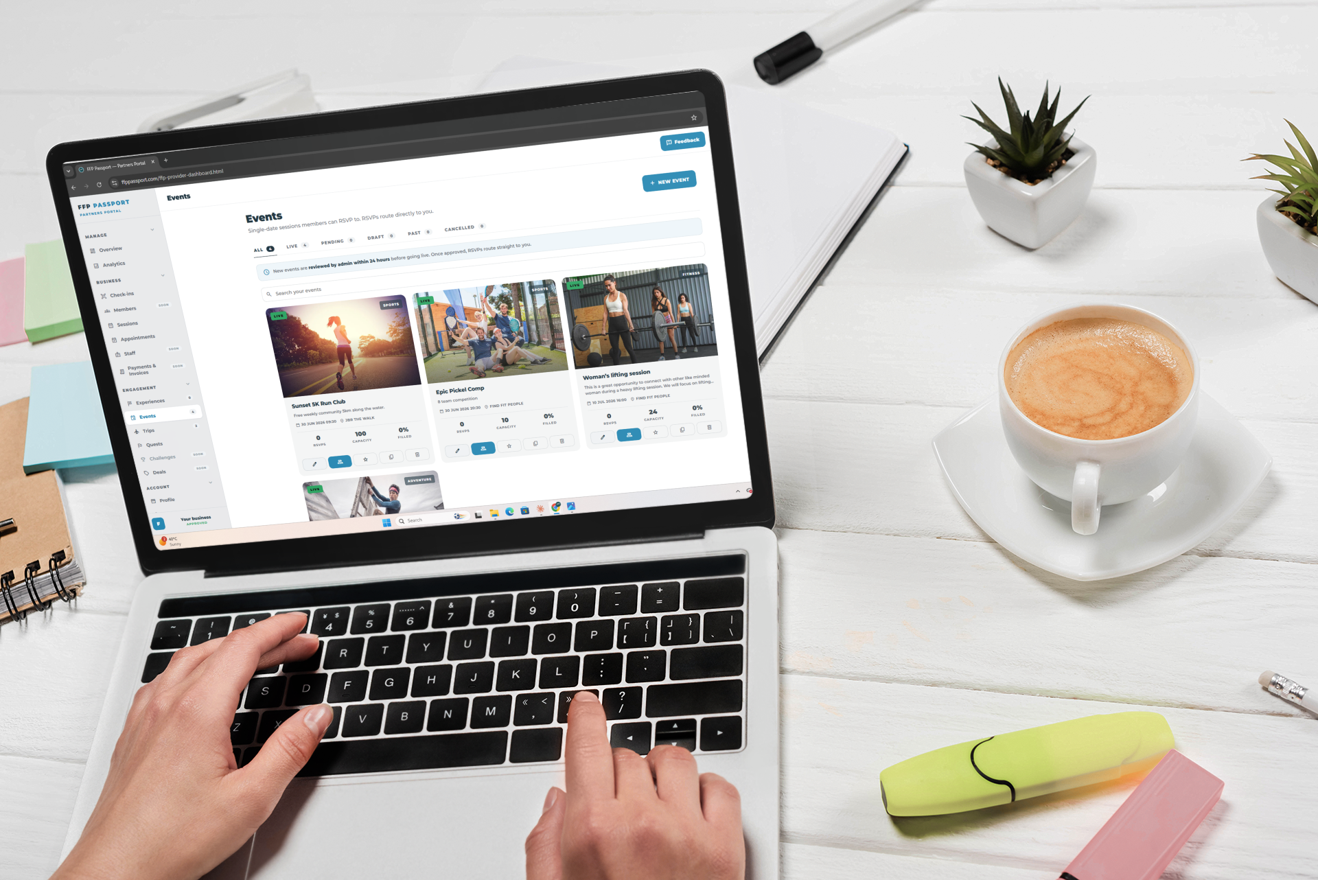 List your whole programme