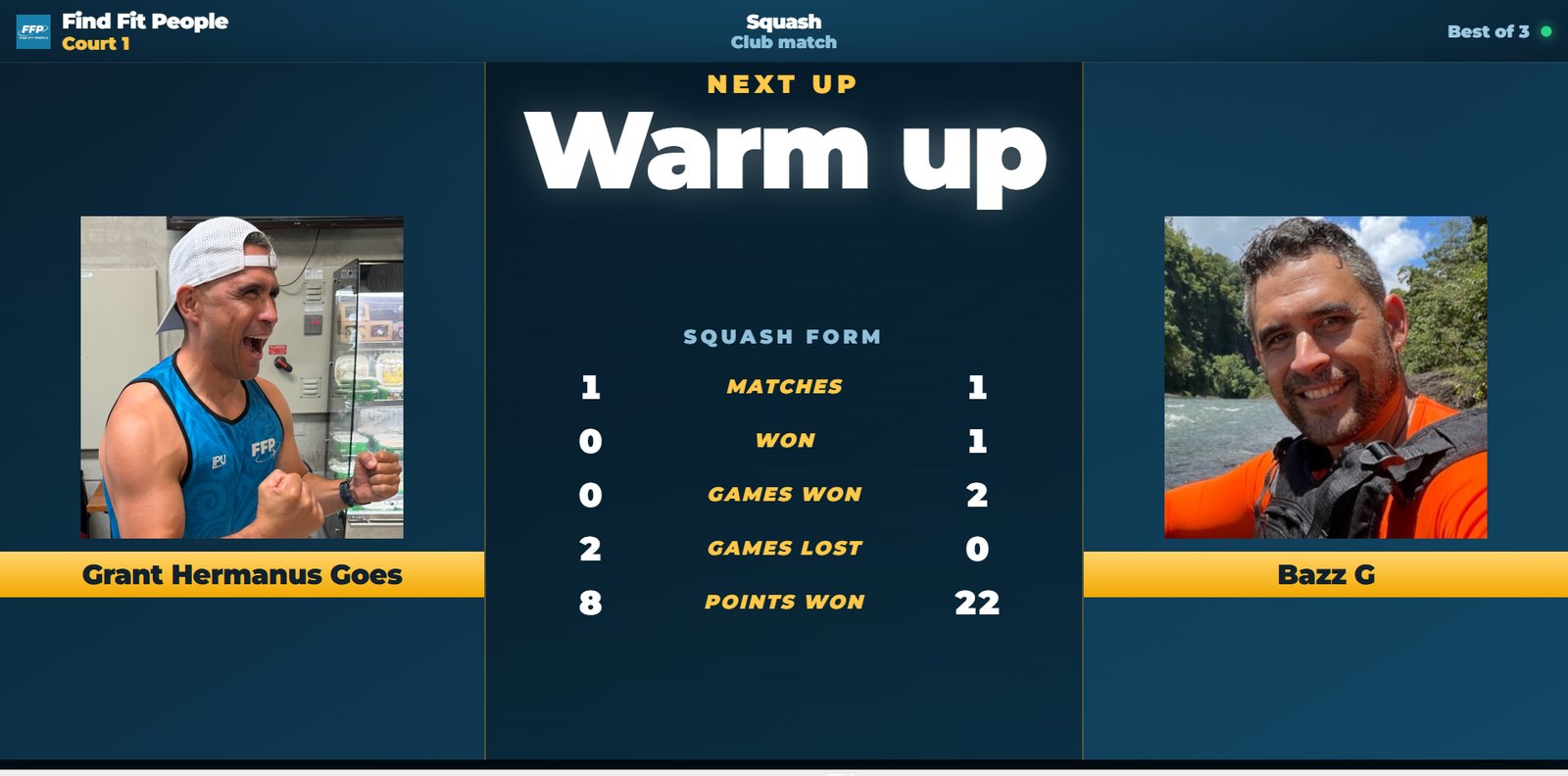 Warm-up and form
